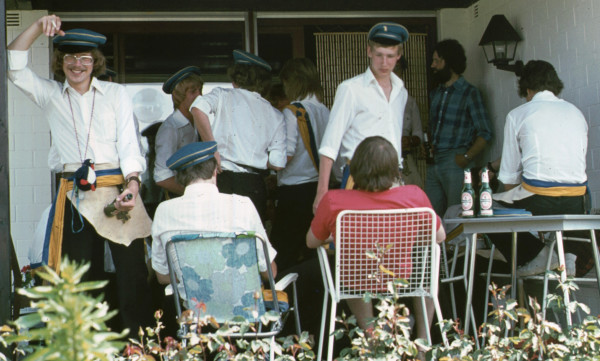 1977 06 18 bei den staendchen lehrer unger