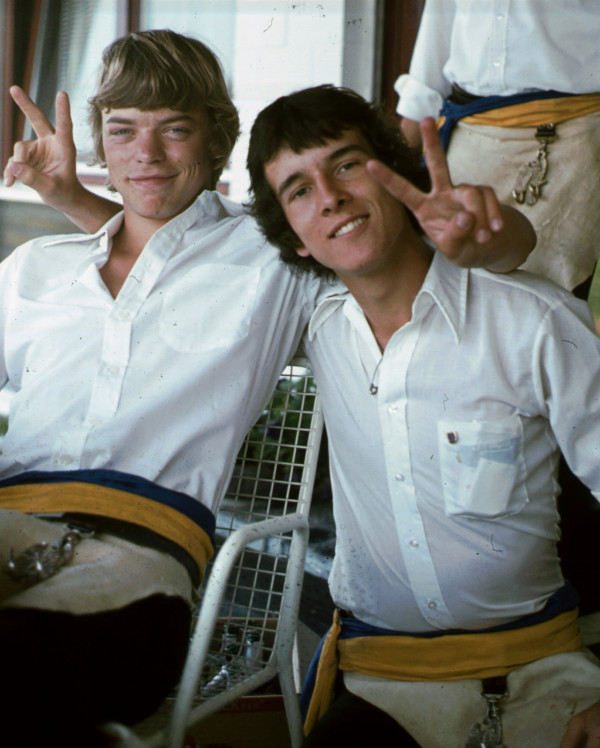 1977 06 18 bei den staendchen lehrer unger