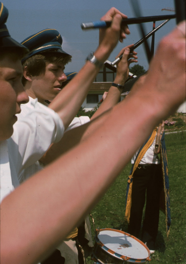 1977 06 18 bei den staendchen lehrer unger